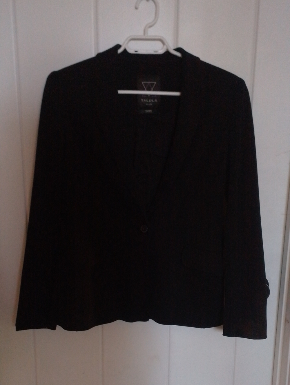Talula Black Single-Button Tailored Blazer